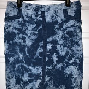BCBGMaxazria Tie Dye Skirt